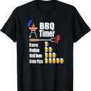 Funny BBQ Timer - Barbecue Grill Grilling Gift T-Shirt, 3XLT