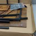 CubiCubi L Shaped Desk, 40" Computer Desk with Reversible Storage Shelves Home Office Corner Desk Study Writing Gaming Table, Brown