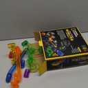 NATIONAL GEOGRAPHIC Glowing Marble Run Expansion Pack - 5 Glow in The Dark Glass Marbles, 20 Construction Pieces, Great Creative STEM Toy for Girls and Boys, Marble Maze