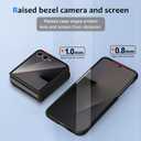 Z Flip 7 Liquid Silicone Case for Samsung Galaxy Z Flip7 5G, Slim Case for Women, Soft Gel Rubber Ultra Thin Cases Silky Touch Anti-Scratch Shockproof Protective Cover for Samsung Z Flip 7 5G (Black)
