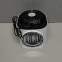 Vital Breeze Portable AC Evaporative Air Cooler Vital Breeze Portable Air Conditioner portable 300 mL Water Tank, < 40 dB Quiet, 3 Fan Speeds, Washable Filter, Color-Cycle Night-Light Bedroom Mini AC