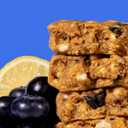 War on Sugar Lemon Blueberry - High Protein Bars, No Sugar Added, 15g Protein, 7g Net Carbs, Keto Friendly, Gluten Free, All-Natural Ingredients, Monk Fruit Sweetened, No Crash - 12 Count Box