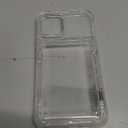 ACANDYA for iPhone 12 Case Wallet iPhone 12 Pro Case Clear with Card Holder ID Card Slot Heavy Duty Protection Shockproof Anti-Scratch Cover for Women Men for iPhone 12 Pro/12 6.1 inch Transparent