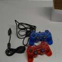 Wired Controller for PS2, 2 Pack Gamepad Remote Double Shock with 1.8M Cable