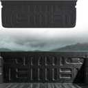 Tailgate Mat Compatible with Ford F-150 2026 2025 2024 2023 2022 2021(No for Pro Access Tailgate or Work Surface Truck Tailgate Liner All Weather Protector TPE Durable Tailgate Cover Accessory-Black