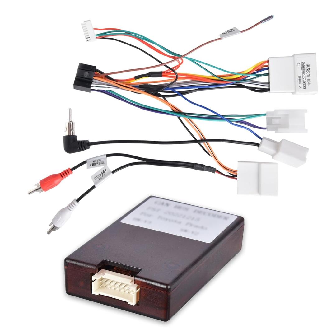 JBL Harness Adapter for Toyota Car Stereo Radio 16 Pin Wire Harness with Canbus Compatible with Toyota Camry Corolla RAV4 Tundra Highlander Vios Yaris Sienna Hilux Prado