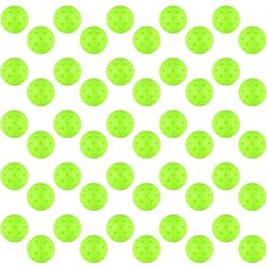 4/6/12/20/50/100 pcs Pickleball Balls,40 Hole Indoor Pickleball Balls,8mm Precision Drilled-Spaced Pickle Ball Set-Profession Plastic Ball for Pickleballs Paddles and Indoor Floor Sport Court