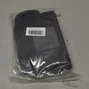 Mototo 30 PCS Kraft Paper Wine Bottle Boxes with Transparent Window Hanger Foldable Wine Bottle Empty Gift Boxes with Hanger for Valentines Christmas Candy Truffles Chocolate Cookies Packing, Black