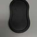 Black Wooden Pepper Grinder Tray  Stylish Holder for Salt and Pepper Shakers  Countertop & Tabletop Protector for Kitchen & Dining (Mill Not Included)