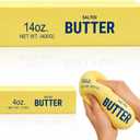 2Pcs Giant Butter Squishy Set Include 1Pc 9.45 Inch and 1Pc 5.5 Inch Large & Mini Squeezy Butter Stick, Fidget Toys for Adult 14oz Stress Relief Slow Rising Fun Party Favor