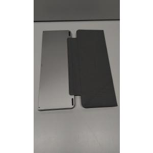 MicroPack Foldable Bluetooth Keyboard with Touchpad & Stand for iPad/iPhone/MacBook, Designed Only for macOS & iOS, Portable Rechargeable Keyboard with PU Leather Cover  Grey