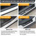 Door Sill Protectors, Door sill Scratch Protection for Car Trim Limited, Entry Guards Door sill Protector (Width 1.97" Black, 4PC)
