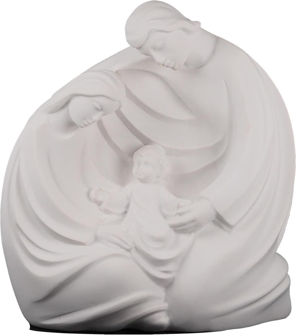 Christmas Holy Family Nativity Figurine - Christmas Decor Artistry GiftWhite