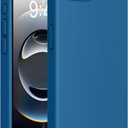 Miracase Compatible with iPhone 16e Case/iPhone 17e Case, [Soft Anti-Scratch Microfiber Lining], Liquid Silicone Shockproof Drop Protection Phone Case for iPhone 16e/17e, Capri Blue