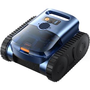 Robotic Pool Cleaner,Cordless Pool Vacuum for Inground Pools,Automatic Pool Cleaner Robot for Pool Floors,Drain Cleaning,Walls,Waterline,2150 Sq.ft,180min Runtime,3H Fast Charging Robot for Spa Pool