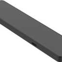 Hesond Pillow Speaker Bone Conduction Stereo Bluetooth Wireless Music Sleep Headphones Portable White Noise Bar Sound Device Timer for Side Sleepers Sleep Speaker (Black+Gray)