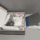 MakeFit Rainfall Shower Heads with Handheld Combo - 10 Inch High Pressure Rain Shower Head, 9 Modes Handheld Shower Head with Height Adjustable Shower Extension Arm and Slide Bar - Chrome