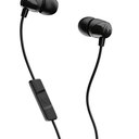 Skullcandy Jib Wired Earbuds with 3.5mm AUX Plug, Noise Isolating Fit, In-Line Microphone Call and Track Control, Convenient for Travel - Black