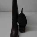 Amazon Essentials Women's Knee High Riding Boot (7.5, Dark Brown)