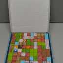 100 PCS Magnetic Blocks - Building Blocks Toy Magnetic Tiles STEM Sensory Outdoor Toys, Build World Cubes Toys Gifts for Kids Toddlers Boys Girls Age 3-12 Year Old, Christmas Birthday Gift