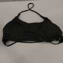 OYOANGLE Women's Criss Cross Backless Halter Sports Bra Padded Workout Yoga Bras Athletic Cami Cop Top Size L