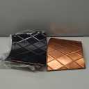 Lanpn Metal Christmas Tree Collar 24 inch, Christmas Tree Ring Collar for Small Mini Pencil Xmas Stand Cover Real Artificial Trees Indoor Outdoor Decoration (Black, Diamond)