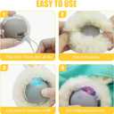 2 in 1 Interactive Cat Toys for Indoor, Toy Fast Rolling Ball in Play Mat,Kitten Automatic Toy Motion Activate,Rechargeable Kitten Toys Ball(Green)