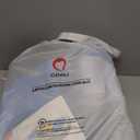 QPAU Inflatable Toddler Travel Bed with 3-Sided Safety Bumpers, Extra Large Kids Air Mattress, Includes Detachable Mattress, Portable for Camping, Travel, Home Use (Blue), 
66.9"L x 47.2"W x 13.3"Th