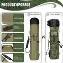 Fishing Rod Bag Fishing Rod Case, Durable Folding Oxford Fabric Portable Large Capacity Waterproof, Fishing Gear for Men