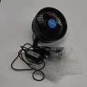 Car Fan 6'' 12V Cool Gadgets Clip Fan for Front Rear Seat Passenger Portable Electric Air Fresh Fan with Cigarette Lighter Plug for Cars/Vehicle SUV, RV