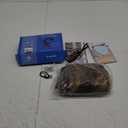 Blonde Highlight Wig with Bangs for Women Long Blonde Mixed Brown Straight Wigs 26 Inch Honey Blonde Wigs Natural Looking Heat Resistant Synthetic Wig for Daily Party Use