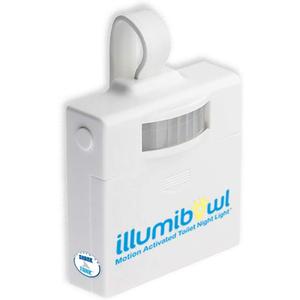 IllumiBowl Toilet Night Light - (As Seen On Shark Tank) Motion Activated, Multi-Color, Universal Fit (1 Pc)