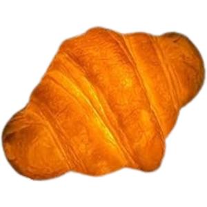 LED Night Light, Simulation Bread Croissant Lamp for Bedroom, Home Decor, Battery Operated
