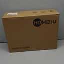 Homeiju Bookshelf, 3 Tier Industrial Bookcase, Metal Small Bookcase, Rustic Etagere Book Shelf Storage Organizer for Living Room, Bedroom, and Home Office(Rustic Brown) Patent Pending D29873033