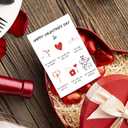 2 x Valentines Day Card for Him or Her, Valentines Day Cards Gifts for Husband Wife Boyfriend Girlfriend Fiance Partner, Thoughtful Love Card for Women or Men (V2507)