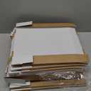 13x11x2 Inches Shipping Boxes Set of 25,White Corrugated Mailing Cardboard Box Literature Mailer for Packing Small Business Moving Storage, E-Commerce Packaging Mailing Boxes Gift Boxes for Presents
