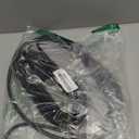 HUANCHAIN Indoor Outdoor Black Extension Cord 25 ft 2 Pack Waterproof, 16/3 Gauge Flexible Cold-Resistant Appliance Cable Outside, 13A 1625W 16AWG SJTW, 3 Prong Heavy Duty Electric Cord, ETL