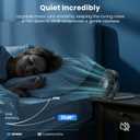 WSKEN Desk Fan Small Quiet - 180 Foldable Portable Fan with Battery Operated, 6 Inch Rechargeable Handheld Fan, 20H Max Cooling Time, 4-Speed, Travel Essential for Outdoor, Office, Gift, Black