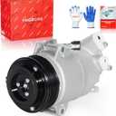 PHOBOOS A/C Compressor with Clutch Compatible with Nissan Pathfinder 2005-2012 V6 4.0L, NV1500 NV2500/NV3500 2012-2021 V6 4.0L, Fast Cooling, Low Noise, Easy Installation, Ref. CO-10865JC