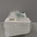 HBlife Makeup Organizer with Brush Holder for Vanity, Large Plastic Bathroom Countertop Organizer Skin Care Storage, Easy to Store Lipsticks, Nail Polishes, Perfumes, Eyeshadow Palettes, All White