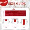 8Pack Red Cheesecloth Table Runners 120Inch Gauze Table Runner Cheese Cloth Red Table Runner Rustic Sheer Runner for Wedding Baby Shower Birthday Party Table Decor