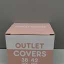 Outlet Covers Babepai 38-Pack White Child Proof Electrical Protector Safety Improved Baby Safety Plug Covers