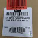 Torani Syrup Variety Packs, Sugar Free Coffee Favorites, 25.4 fl oz Bottle (Pack of 4)