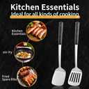 Stainless Steel Spatula with Heat Resistant Handle, 14.3in