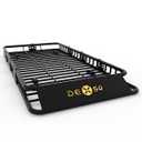 DEXSO 84" x 39" Universal Roof Rack Basket, 200 Lbs Capacity Rooftop Cargo Carrier Basket with Extension Luggage Rack Heavy Duty for SUVs, Trucks, Vehicles