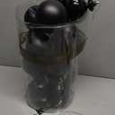 GOODLYGHTS Christmas Ball Ornaments, 3.15" Shatterproof Halloween Tree Decorations, Perfect Hanging Ball for Indoor/Outdoor Holiday Party Decor (Black)