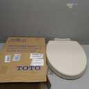 TOTO SoftClose Slow Close Elongated Toilet Seat and Lid, Bone - SS114#03