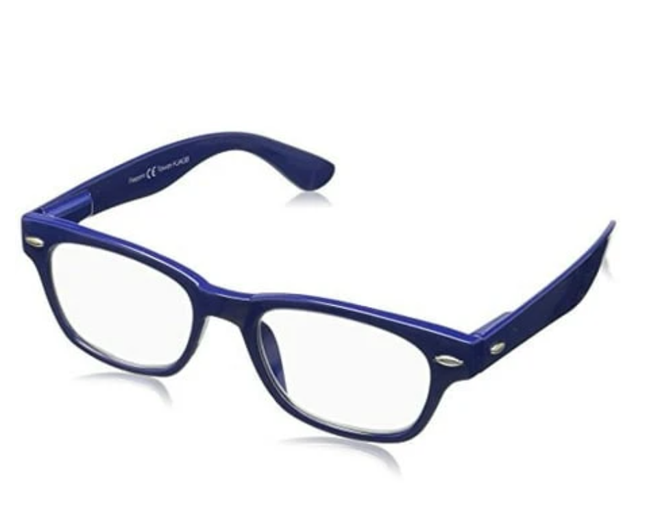 Peepers Clark Square Reading Glasses Blue Light Filtering Lenses 49 Mm +1.5