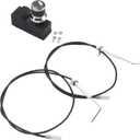 2 Outlet Electronic BBQ Grill Ignitor Assembly Kit With Ceramic Ignition Pins Replacement For 28 Inch Griddle Outdoor Cooking AA Battery Operated Spark Igniter System