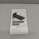 ELETIUO Soundbar Wall Mount Bracket for Samsung, LG, Sony, JBL, Vizio, Sonos and More, Depth Adjustable 3.5-6.1, Soundbar Shelf Under TV, Black